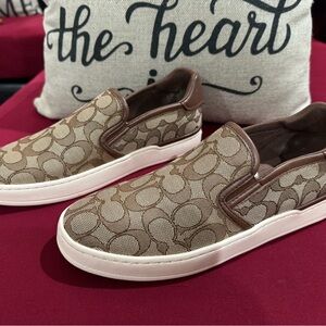 Coach Brown Leather Interior